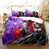 Anime King Of Fighters Bedding Set Duvet Cover Bed Set Quilt Cover Pillowcase Comforter king Queen Size Boys Adult Bedding029