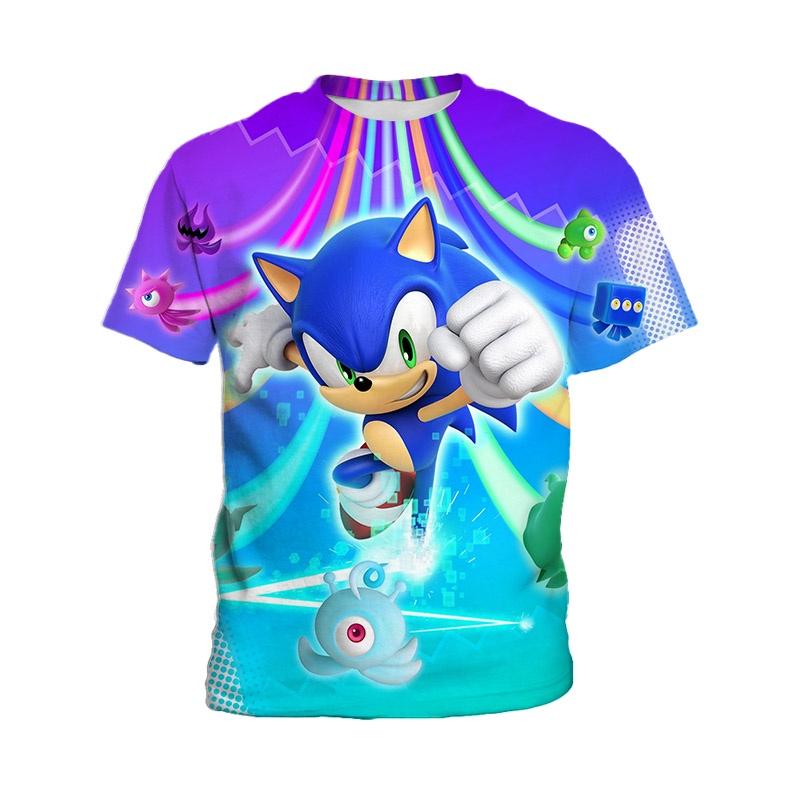 Children's T-shirt cartoon short sleeved T-shirt casual round neck children's T-shirt