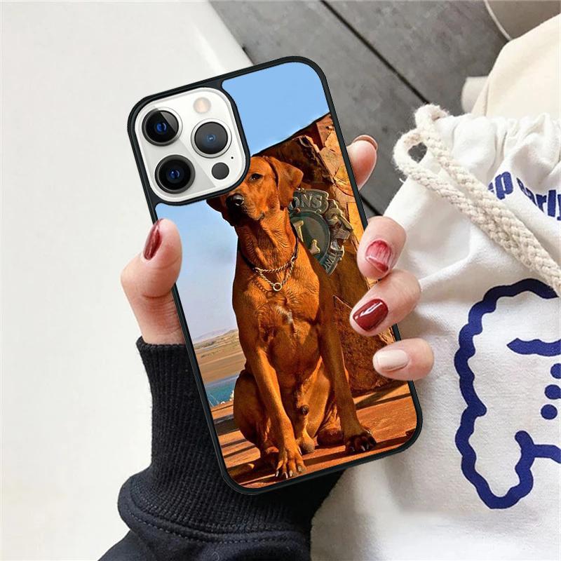 Rhodesian Ridgeback Dog Phone Case For iPhone 17 Air 15 16 Cover 11 13 14 Pro Max 12 Plus Max Fundas