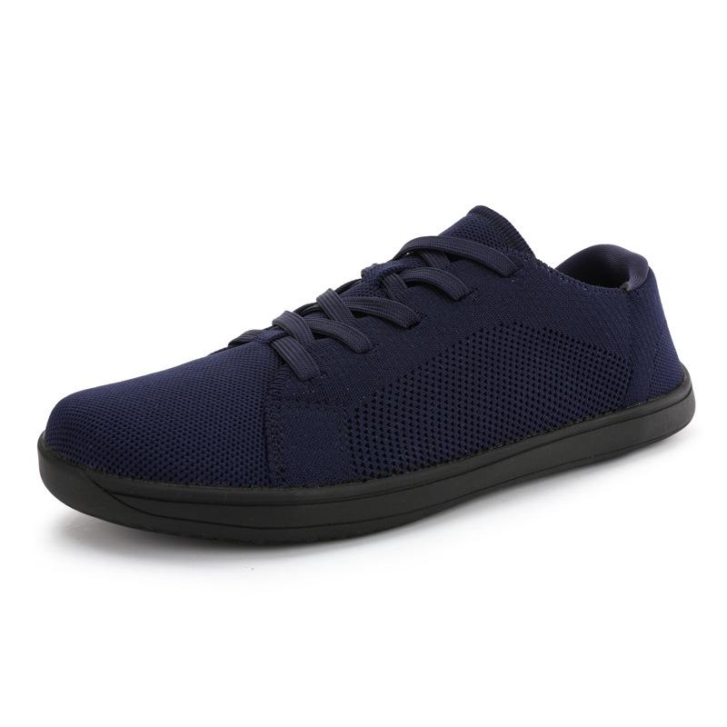 

Men s Plus Size Wide Toe Flyknit Barefoot Outdoor Shoes - Soft Sole for Hiking & Mountaineering Size 38