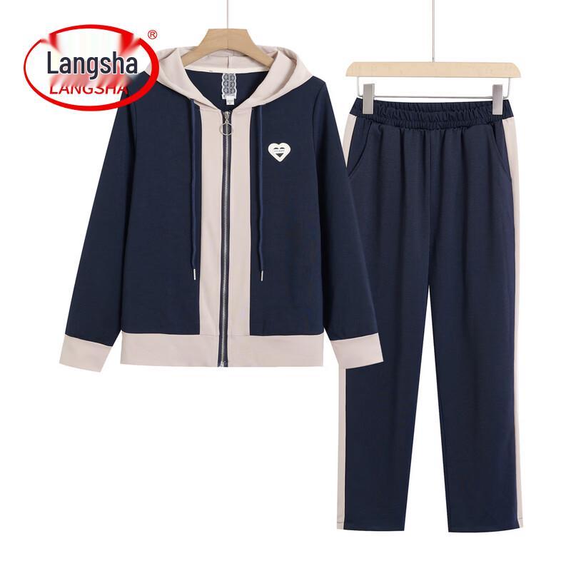 LangSha Women s Autumn/Winter Long-Sleeve Set 3XL