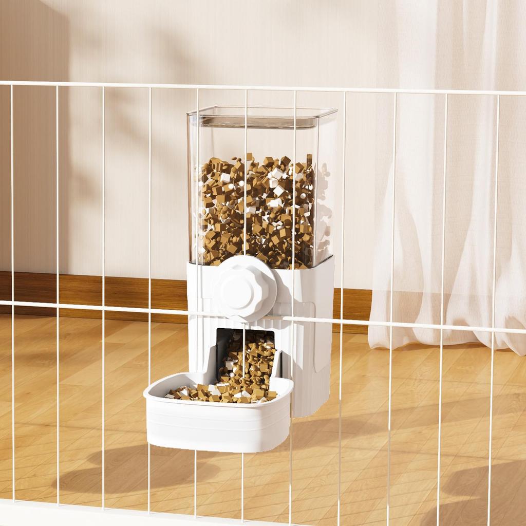 Custom Cat & Dog Hanging Bowl with Automatic Water Feeder