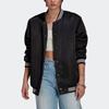 adidas Originals X Disney Bambi Muster Warme Baseball Baumwolljacke Damenjacke Schwarz HE6867
