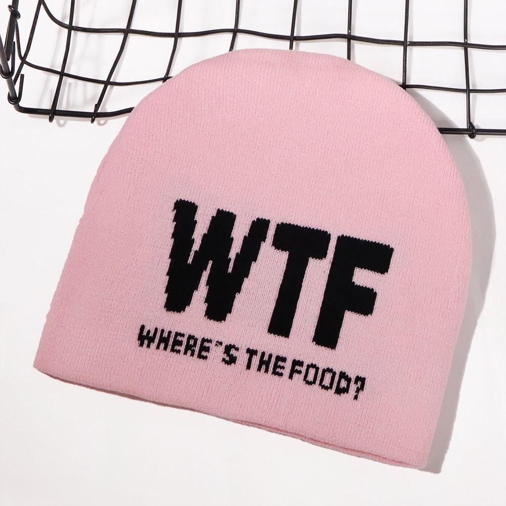 Knit Hat For Men Women Warm Beanie With Alphabet Letters For Streetwear Fashion