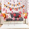 Hanging Swirls Decoration for Kids Adult Christmas Candy Swirls Candy Shimmering Party Hanging Streamers Ceiling Ornament