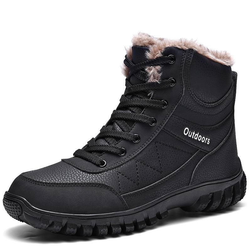 Men Winter Boots Shoes Warm Fashion Sneakers 2024 Winter Outdoor High Quality Men Snow Boots Casual Shoes Men Luxurious Boots