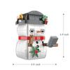 DIY Christmas Tree Music Box Building Blocks Set Jewelry Holder Snowman Bricks Christmas Decoration Gifts for Kids