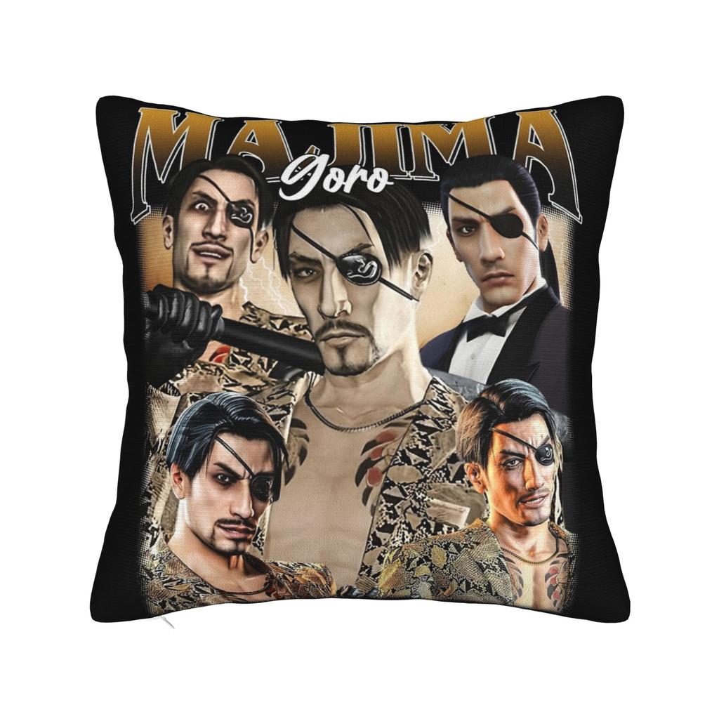 Goro Majima Yakuza Pillowcase Printing Polyester Cushion Cover Gift Pillow Case Cover Home Zippered cm