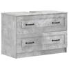 2 Piece Bathroom Cabinet Set UTRECHT Concrete Grey