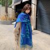 Scarf Women's New Winter Shawl Outer Wear Fashionable High End Imitation Cashmere Thickened Warm Mother's Scarf