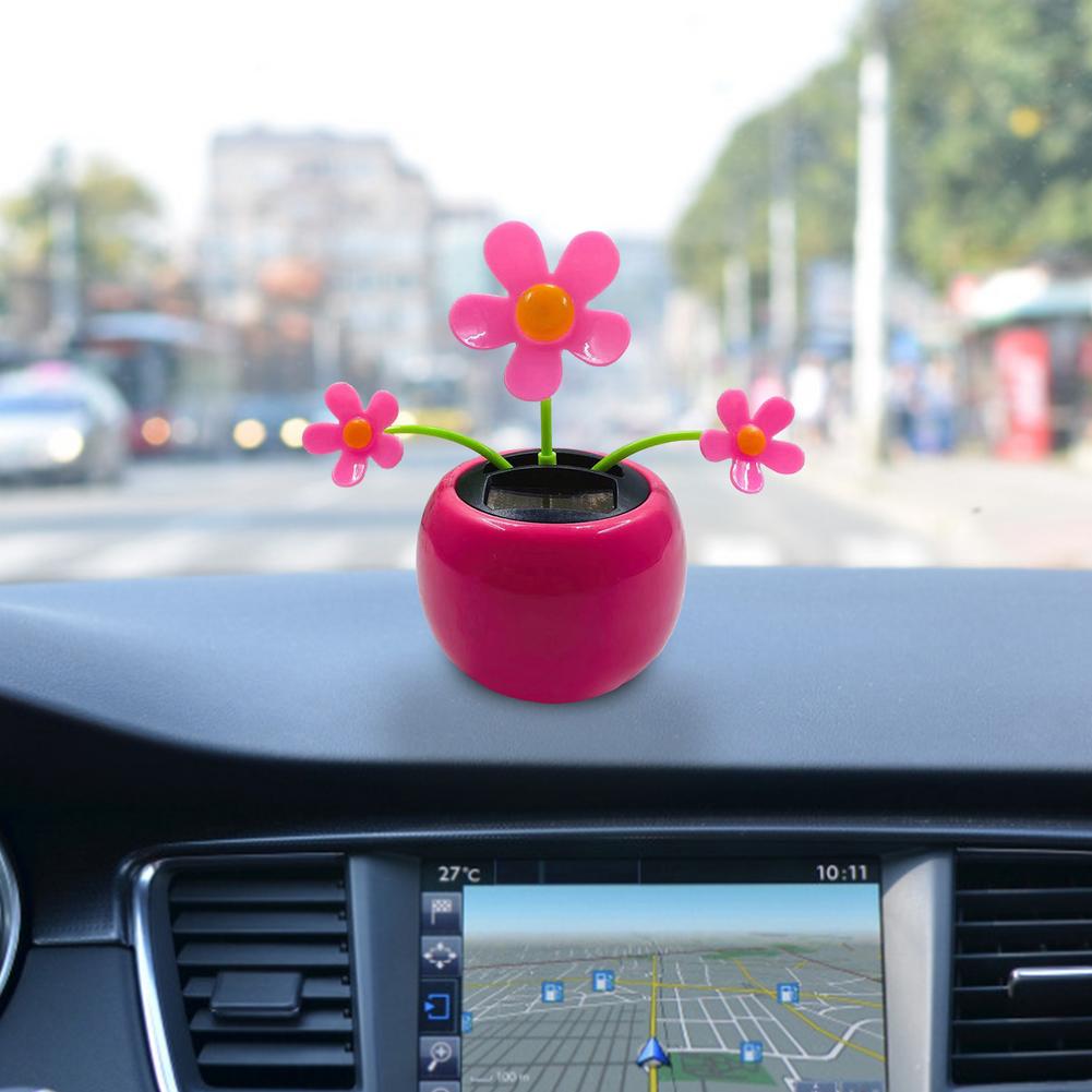 1 szt. Nowa moda zasilana energią słoneczną tańczący kwiat huśtający się animowany tancerz zabawka biurkowy dekoracja samochodu zabawki dla dzieci prezent