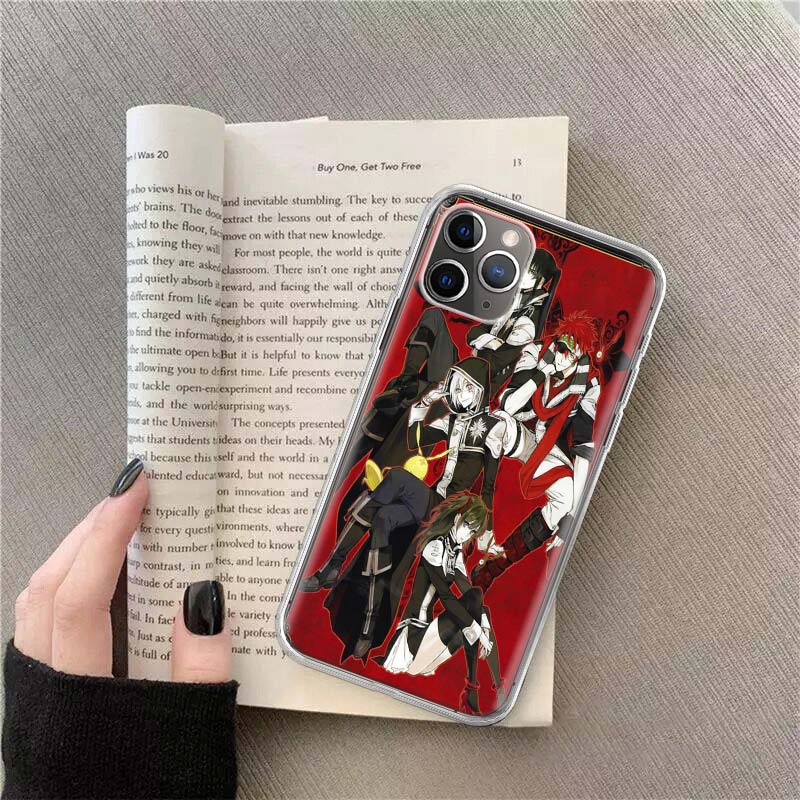 D Gray Man Anime Allen Walker Phone For Apple Iphone 12 13 Mini 15 Pro Max 11 Pro 14 Plus 16 Pro Max 16E Case Shell Cover Clear