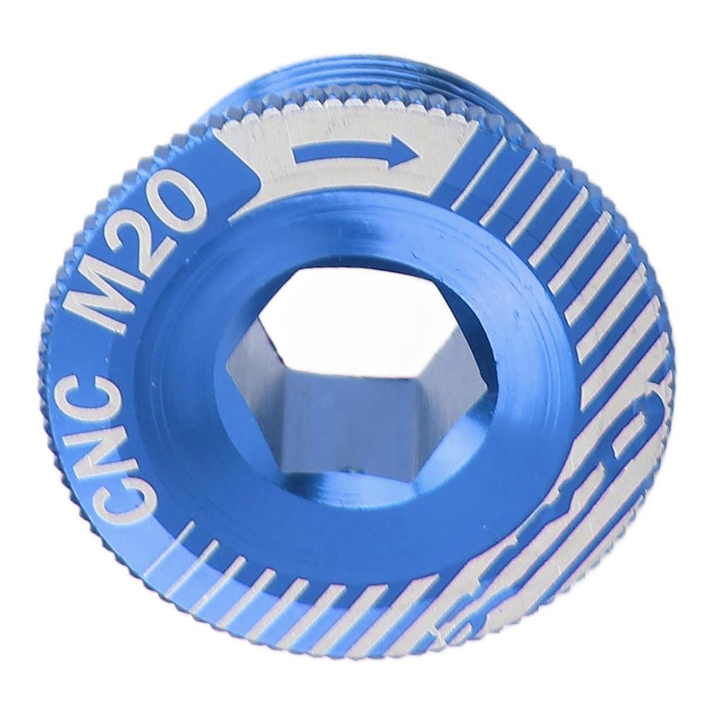 Șuruburi braț pedalier bicicletă Aliaj de aluminiu Șurub fixare pedalier M20 Șuruburi braț pedalier bicicletă M20 Albastru