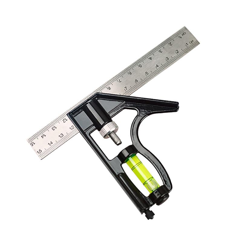 Angle Square Measuring Tools Set Precise Aluminium Adjustable Combination Spirit Level