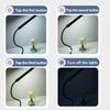 Home LED Clip-on Reading Desk Lamp USB 10 Dimming Levels 3 Adjustable Color Temperature Flexible Rotation Eye-Caring Desk Lamp