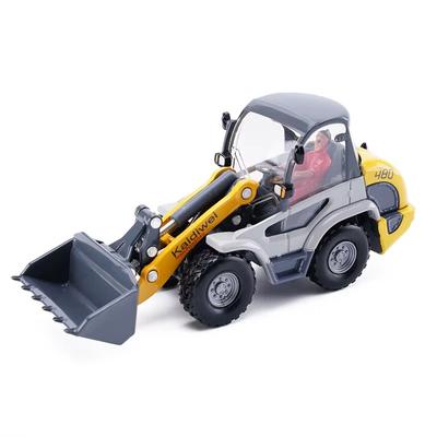 1/50 Lehký buldozer nákladní auto hračka model auta odlitek inženýrské vozidlo miniatura čtyři kola sbírka dárek pro děti chlapce dítě