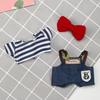 For Anime Labubu Doll Clothes Fashion Overalls Labubu Idol V1 V2 V3 Dolls Clothing Accessories 15/17cm Plush Doll Universal