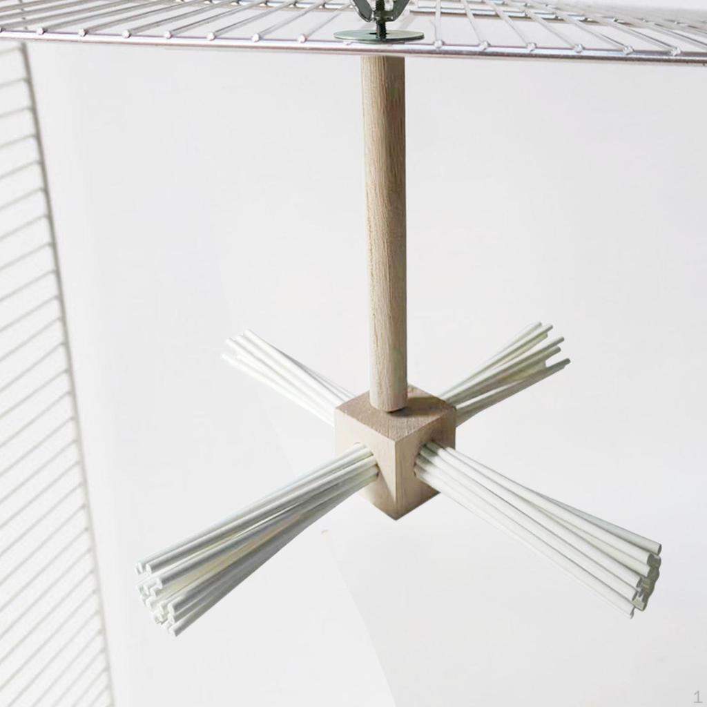 Parrot Perch Station Pole Standing Toy Bird Training Stand Branch for