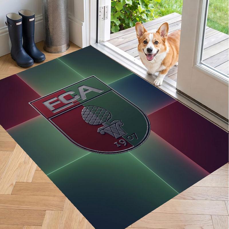 Weicher Boden Teppich FC Augsburg FC Muster Teppich Teppichboden Dekorationsmatte Für Heimzimmer Dekoration