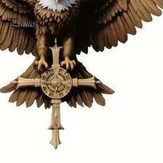 Durable Acrylic Car Interior Pendant Eagle Hanging Ornament, 2D Flat Tough Temperament Decor Rearview Mirror Decor, Lightweight Auto Decoration for