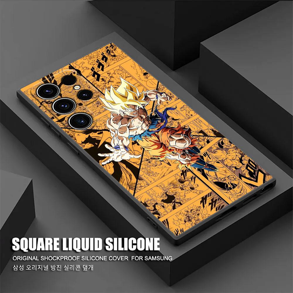 Dragons Balls Comics Goku Phone Case For Samsung Galaxy S25 S24 S23 S20 S21 FE S26 S22 Ultra S26 Plus S25FE Soft Silicone Cover