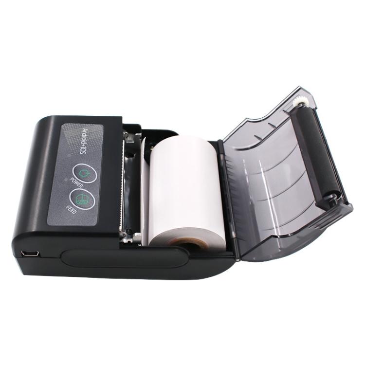 58HB6 Stampante Termica Bluetooth Portatile Macchina per Etichette Scontrini da Asporto, Supporta Multi-Lingua & Stampa Simboli/Immagini, Modello: Spina UE (spagnolo )