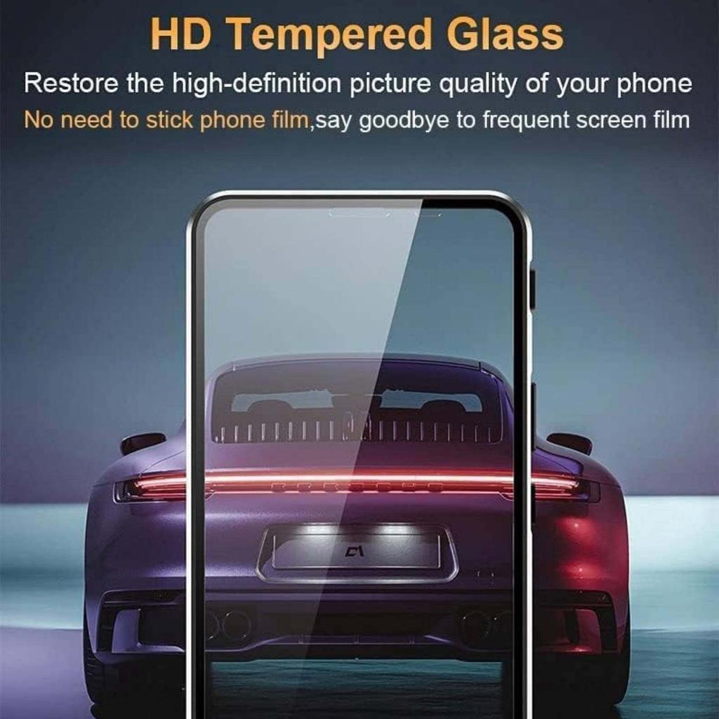 Magnetic Case for Huawei Nova13 Nova14 Pro Ultra with Metal Frame Phone Bumpers Double Sided Tempered-Glass Full Lens Protection Cover
