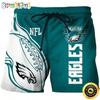 Heren NFL Philadelphia Eagles 3D Print Strandshorts Sneldrogend Zomer Zwembroek Wedstrijddag Voetbal Fan Kleding Casual Boardshort