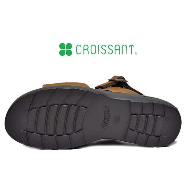 Croissant Leather Sandals CR4598 Camel LL Women's (205)