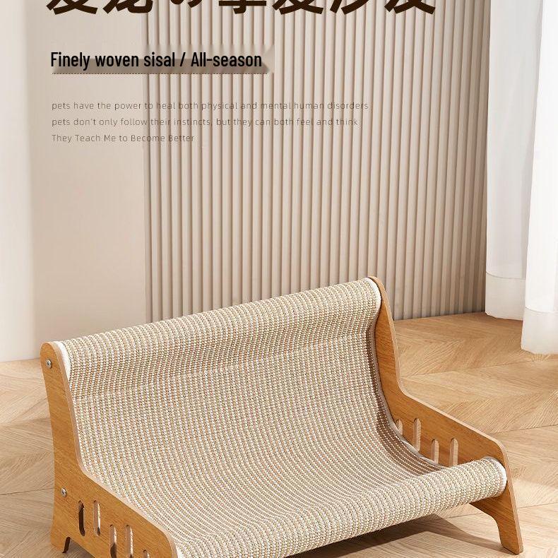 Super Durable Cat Scratch Sofa & Nest - Large, Wear-Resistant Sisal Board, No Shedding Pet Supplies.