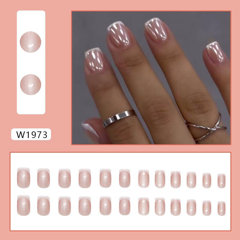 Light and Pearlescent Press- Nails, for Women and Girls