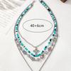 New Self-developed New Trendy Multi-layer Chain Beaded Necklace Design Is Simple