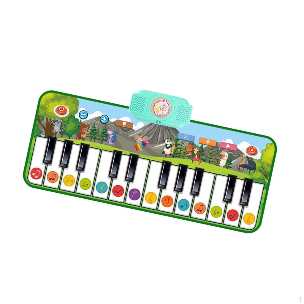 Floor Piano Mat for Toddlers 14 Keys 8 Musical Instruments