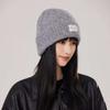 Autumn and winter letter twist wool hat warm thickened ear protectors casual versatile solid color woven knitted hat cold hat