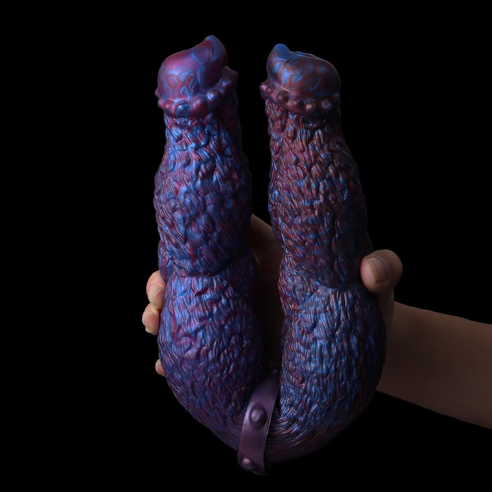 Large Double-headed Snake Dildo Posterior Anal Plug Anal Pussy Dual Purpose Dildo Male Female Toys Adult Erotic Sex Toys