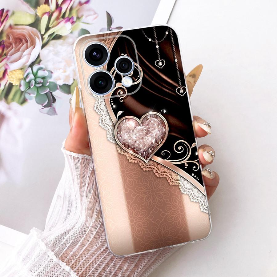 

Чехол для OPPO Reno15 Reno 15F Милый Кот Расписной ТПУ Чехол для Телефона для OPPO Reno15 F Reno 15 CPH2825 Защитный Мягкий Силиконовый Capa Oppo Reno15 F