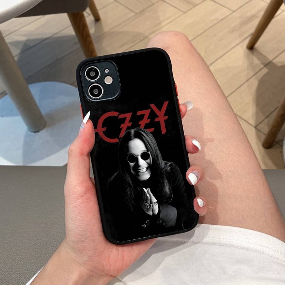 Singer O-Ozzy Osbourne Phone Case For IPhone 14 11 12 13 Mini Pro Max 8 7 Plus X XR XS MAX Translucent Matte Cover