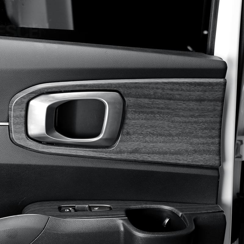 4PCS Carbon Fiber Inner Door Handle Cover Trim Accessories For Kia Sorento MQ4 -2026 LHD Car Supplies