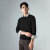 LILANZ Men's Pure Cotton Textured Crew Neck Knit Sweater