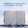 2025 New Retractable Car Window Shade 46cm Heat Resistant Thermal Reflective Shield UV Blocking Universal For All Vehicle Types