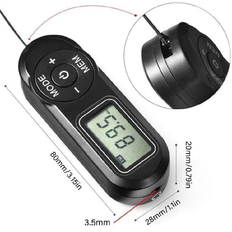 Senior Friendly Portable Radio FM Reception DSP Chip Technology 20 Preset Memory Storage Ergonomic