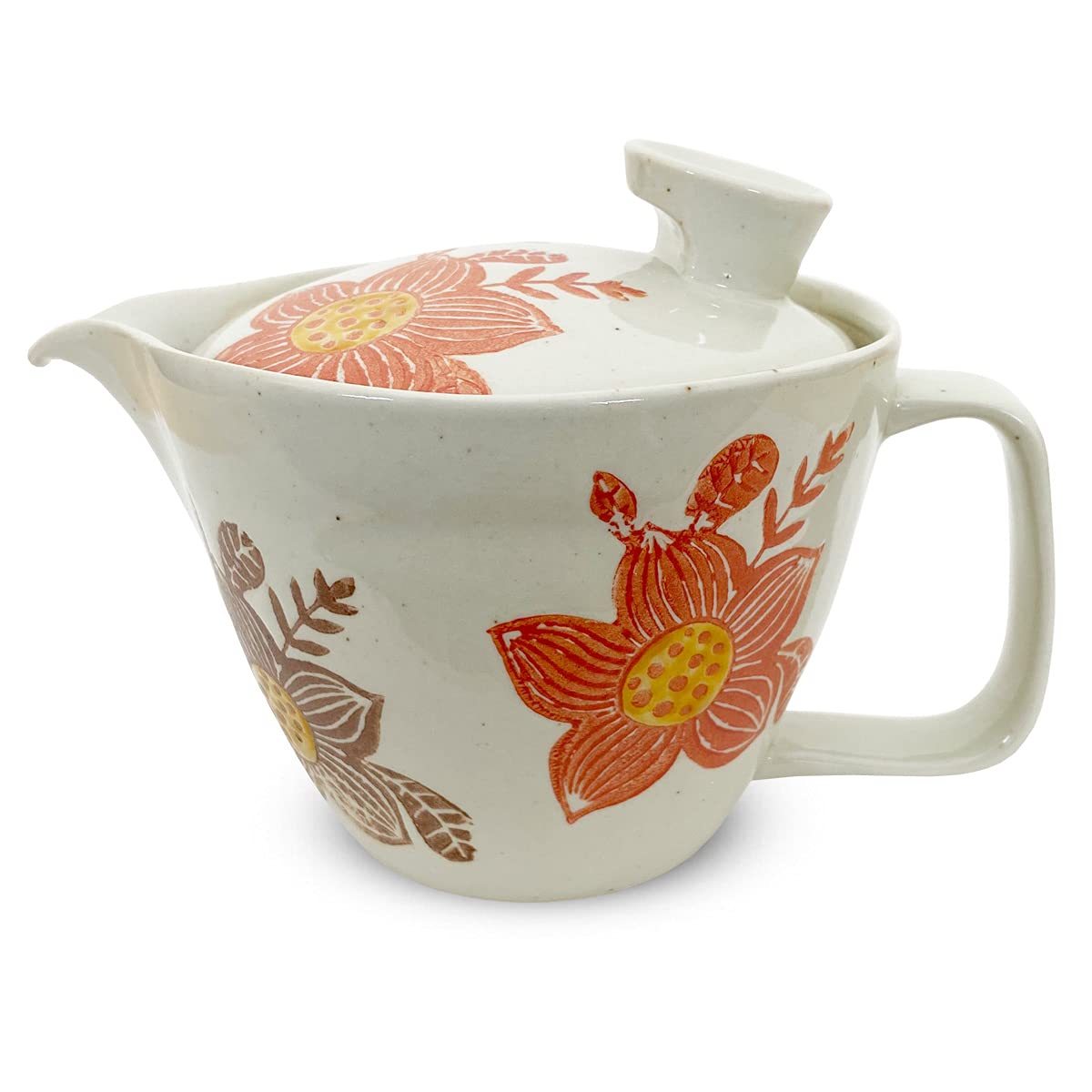 

Hasami Ware Made in with Tea for One to Two Freesia Microwave and Dishwasher Safe J-kitchens Teapot, Japan, Strainer, 240ml, Large, People, Design,