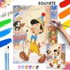 Pinocchio Painting By Numbers Kit Hand Painting Home Decor