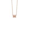 Rose Gold Mori Style Slim Waist Necklace for Women: Personalized Trendy Light Luxury Simple Clavicle Chain