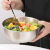 Stainless Steel Mixing Bowls Heavy Duty Nesting Salad Mixing Bowls with Scale