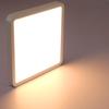 Plafonnier LED - NETTLIFE - Plat 23 cm - 18W - 3000K - Carré - Blanc