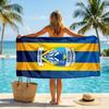 Warrington Wolves Fashion Beach Towel Portable Soft Quick Dry Towel For Swimming Camping Holiday Use