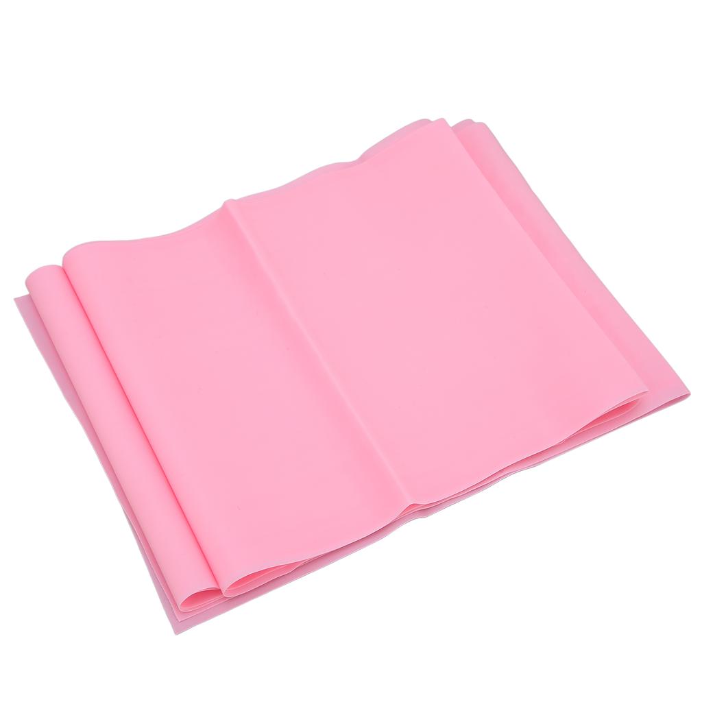 Resistance Band Portable Fitness Flexible Elastic Exercise Workout Band for Strength Training Pink