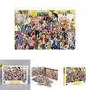 1000 Piece Paper Puzzle Sea Pirate King Collection, Miniature Cartoon Flat Puzzle
