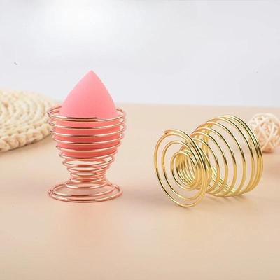 Suport pentru burete de machiaj Raft pentru cosmetice Puf de machiaj Ou pudră Suport de uscare din metal Depozitare rezistentă la umiditate și Accesorii portabile pentru instrumente de machiaj